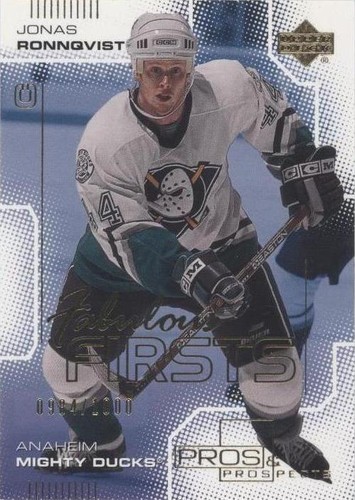 2000-01 Upper Deck Pros & Prospects - Jonas Ronnqvist #91