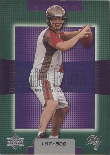 2003 Upper Deck Finite Chris Simms #251