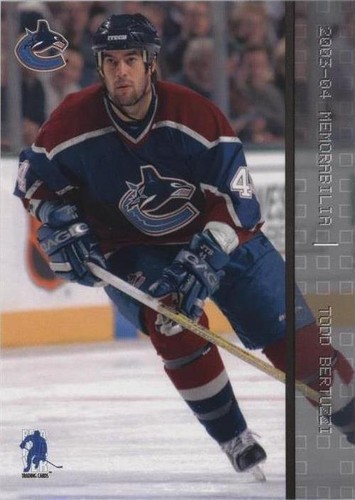 2003-04 In the Game Be A Player Memorabilia - Todd Bertuzzi #94