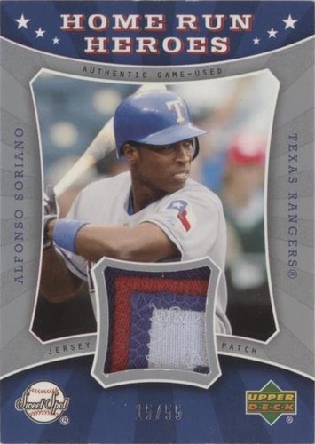 2004 Upper Deck Sweet Spot - Alfonso Soriano #HR-AS