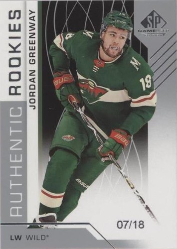 2018-19 Upper Deck SP Game Used - Jordan Greenway #137