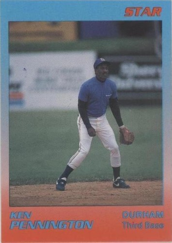1989 Star Durham Bulls Blue/Orange - Ken Pennington #17