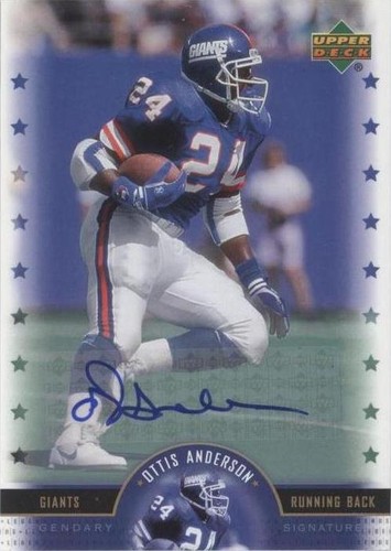 2005 Upper Deck NFL Legends Ottis Anderson #LS-OA