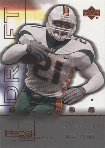 2001 Upper Deck Pros & Prospects James Jackson #107