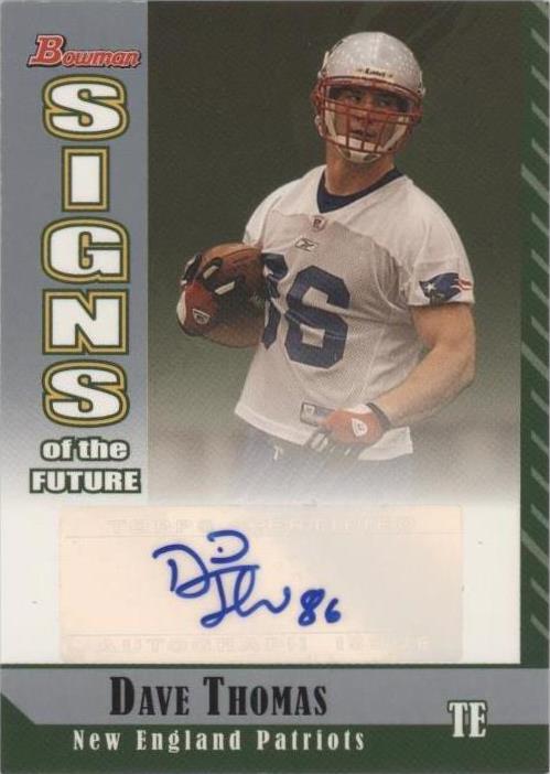 2006 Bowman David Thomas #SF-DT