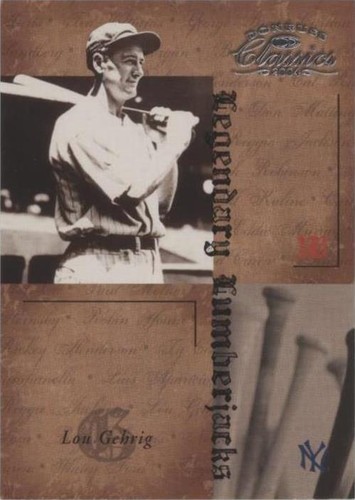 2004 Donruss Classics - Lou Gehrig #LB-50