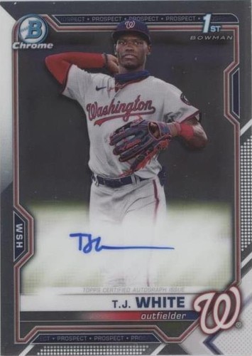 2021 Bowman Draft - T.J. White #CDA-TWH