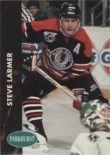 1991-92 Parkhurst - Steve Larmer #34