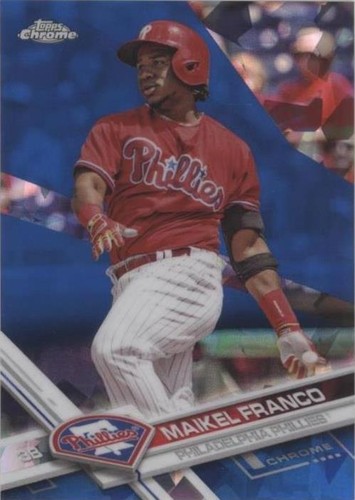 2017 Topps Chrome Sapphire Edition - Maikel Franco #411