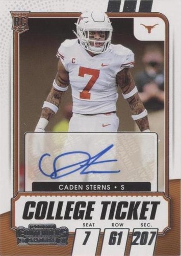 2021 Panini Contenders Draft Picks Caden Sterns #231