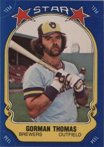 1981 Fleer Star Stickers - Gorman Thomas #77