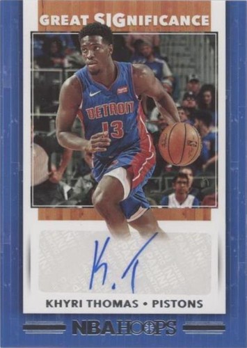 2019-20 Panini NBA Hoops - Khyri Thomas #GS-KTH