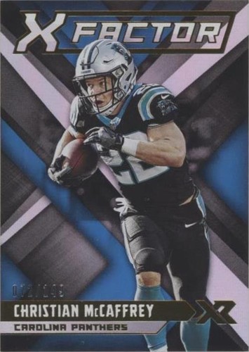 2019 Panini XR Christian McCaffrey #XF-13