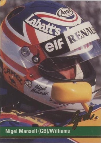 1992 Grid Motorcard Formula 1 - Nigel Mansell #71