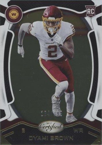 2021 Panini Certified Dyami Brown #123