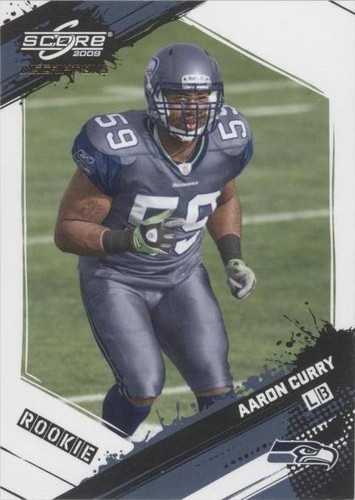2009 Score Inscriptions Aaron Curry #302