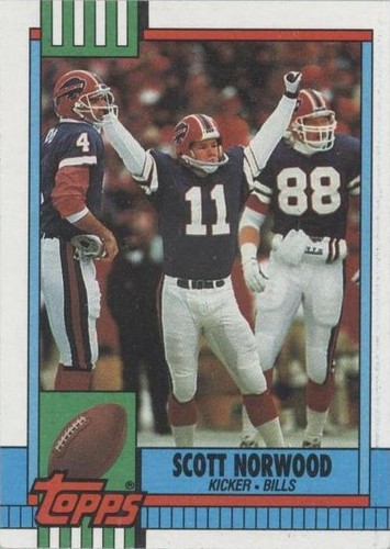 1990 Topps Scott Norwood #203