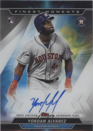 2020 Topps Finest - Yordan Alvarez #MOMA-YA