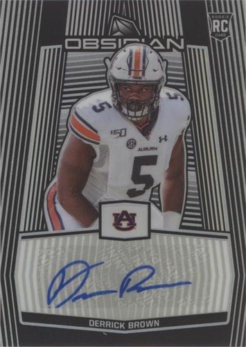 2020 Panini Obsidian Draft Picks Derrick Brown #4