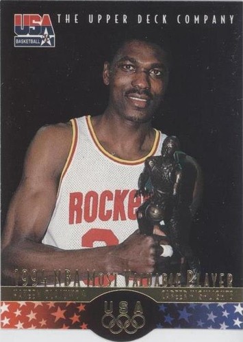 1996 Upper Deck USA Basketball Deluxe Gold Edition - Hakeem Olajuwon #23