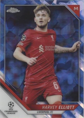 2021-22 Topps Chrome UCL Sapphire Edition Harvey Elliott #27