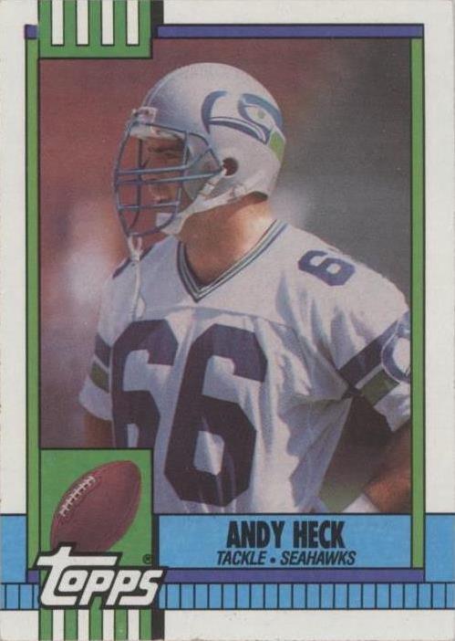 1990 Topps Andy Heck #335