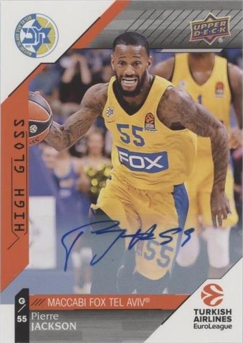 2017-18 Upper Deck Euroleague - Pierre Jackson #57