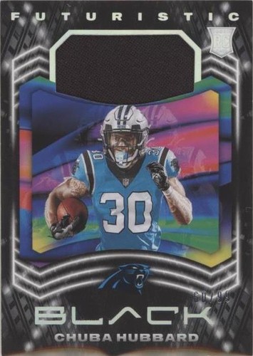 2021 Panini Black Chuba Hubbard #F-CH