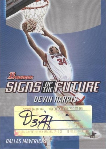 2004-05 Bowman Draft Picks & Prospects - Devin Harris #SOF-DH