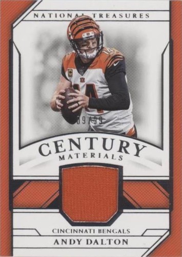 2018 Panini National Treasures Andy Dalton #CM-AD