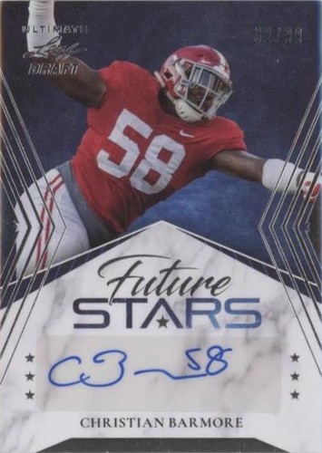 2021 Leaf Ultimate Draft Christian Barmore #FS-CB1