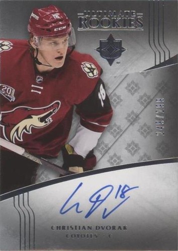 2016-17 Ultimate Collection - Christian Dvorak #102