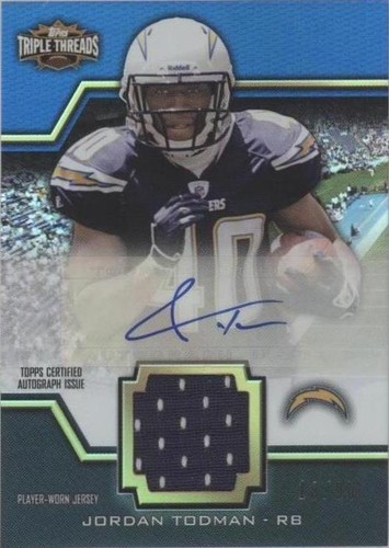 2011 Topps Triple Threads Jordan Todman #TTUAR-40