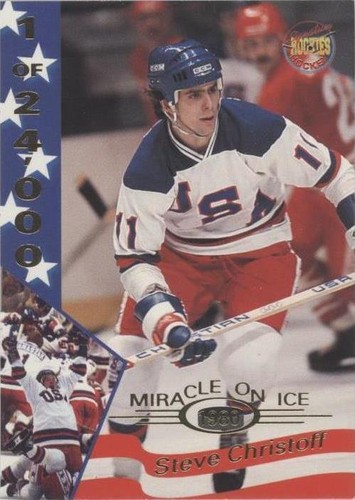 1995 Signature Rookies Miracle on Ice 1980 - Steve Christoff #7