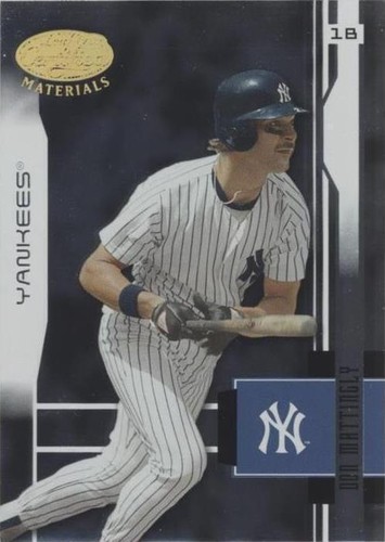 2003 Leaf Certified Materials - Don Mattingly #119