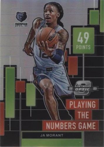 JA MORANT 2022-23 Panini Donruss Optic Star Gazing Silver
