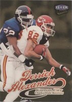 1999 Fleer Ultra Derrick Alexander #20G