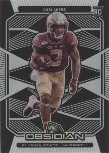 2020 Panini Obsidian Draft Picks Cam Akers #23