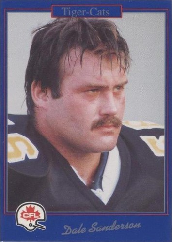1991 Jogo CFL Dale Sanderson #92