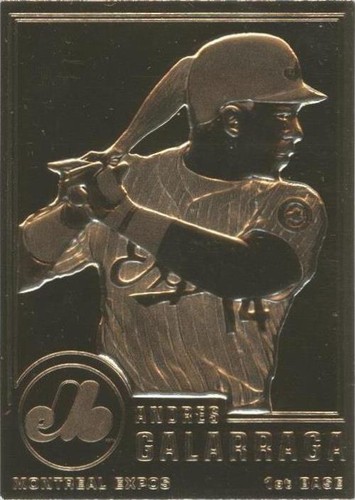 1995-10 Danbury Mint 22K Gold - Andres Galarraga #88