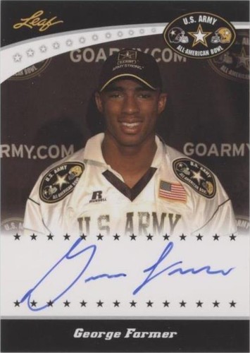 2011 Leaf U.S. Army All-American Bowl George Farmer #TA-GF1