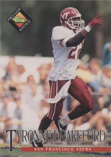 1994 Classic Pro Line Live Tyronne Drakeford #376