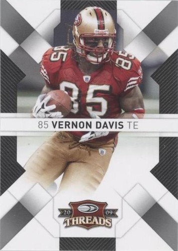 2009 Donruss Threads Vernon Davis #85
