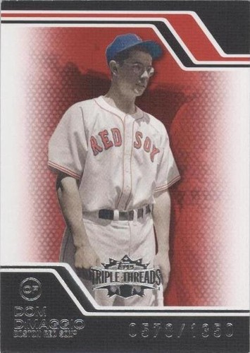 2008 Topps Triple Threads - Dom DiMaggio #91
