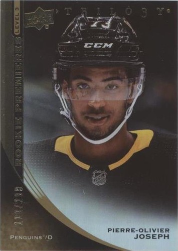 2020-21 Upper Deck Trilogy - Pierre-Olivier Joseph #118