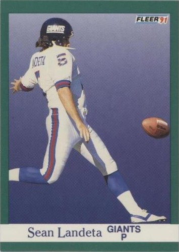 1991 Fleer Sean Landeta #315