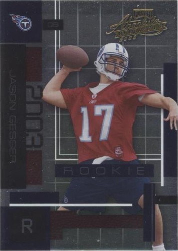 2003 Playoff Absolute Memorabilia Jason Gesser #101