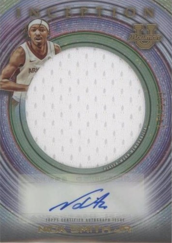2022-23 Bowman Inception University - Nick Smith Jr. #IAJR-NS