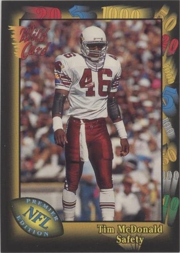 1991 Wild Card Tim McDonald #75