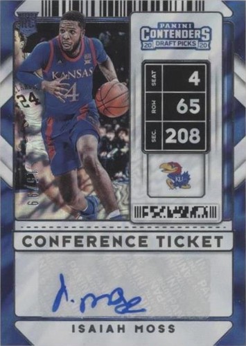 2020-21 Panini Contenders Draft Picks - Isaiah Moss #86